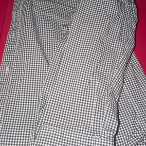 Goodfellow & Co Navy and White Gingham Shirt